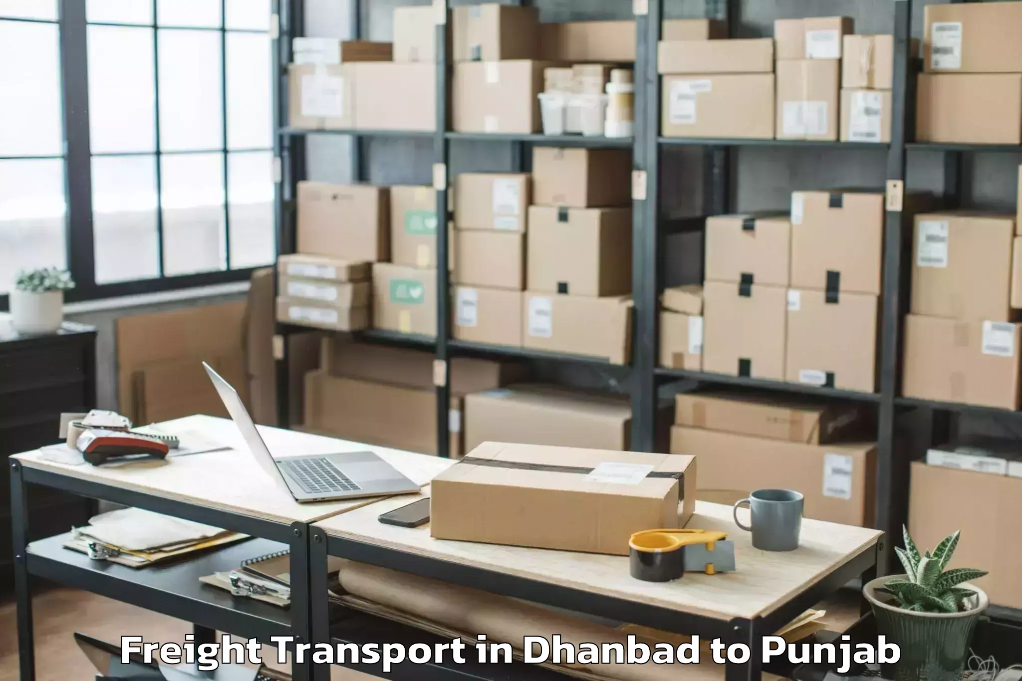 Dhanbad to Punjabi University Patiala Pat Freight Transport